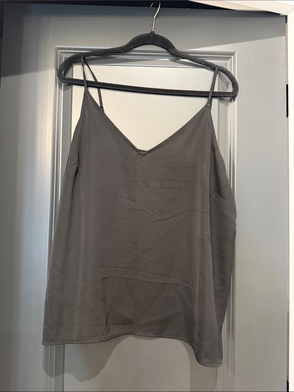 A New Day Women's V-Neck Spaghetti Strap Tank Top - Black